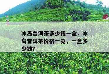 冰岛普洱茶多少钱一盒，冰岛普洱茶价格一览，一盒多少钱？