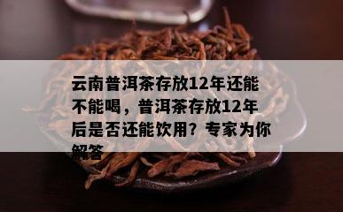 云南普洱茶存放12年还能不能喝，普洱茶存放12年后是不是还能饮用？专家为你解答