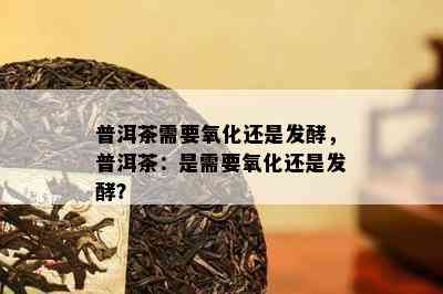 普洱茶需要氧化还是发酵，普洱茶：是需要氧化还是发酵？