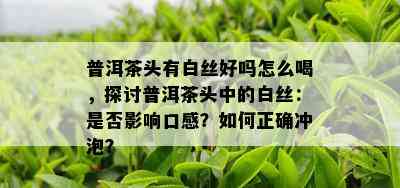 普洱茶头有白丝好吗怎么喝，探讨普洱茶头中的白丝：是否影响口感？如何正确冲泡？