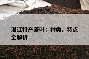 湛江特产茶叶：种类、特点全解析