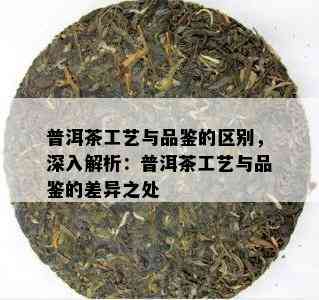 普洱茶工艺与品鉴的区别，深入解析：普洱茶工艺与品鉴的差异之处