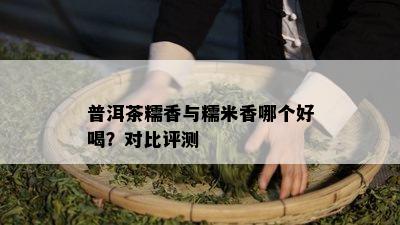 普洱茶糯香与糯米香哪个好喝？对比评测