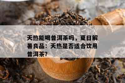 天热能喝普洱茶吗，夏日解暑良品：天热是不是适合饮用普洱茶？