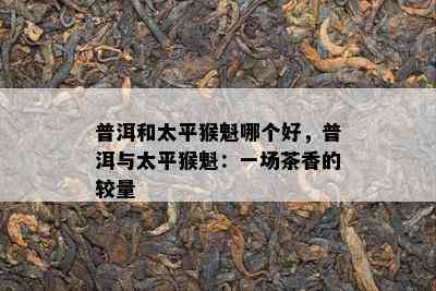 普洱和太平猴魁哪个好，普洱与太平猴魁：一场茶香的较量