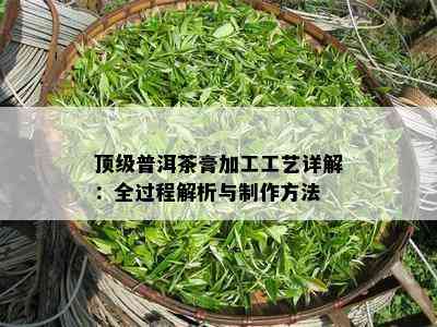 顶级普洱茶膏加工工艺详解：全过程解析与制作方法