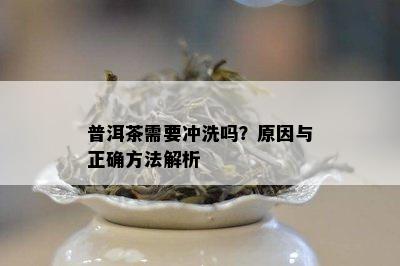 普洱茶需要冲洗吗？原因与正确方法解析