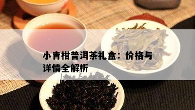 小青柑普洱茶礼盒：价格与详情全解析