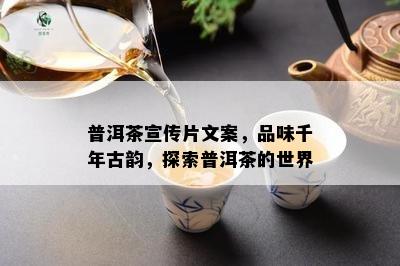 普洱茶宣传片文案，品味千年古韵，探索普洱茶的世界