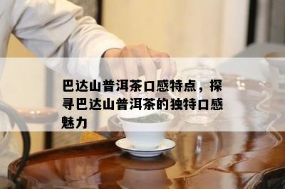 巴达山普洱茶口感特点，探寻巴达山普洱茶的独特口感魅力