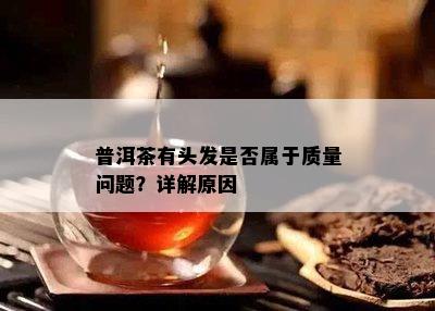 普洱茶有头发是否属于质量问题？详解原因