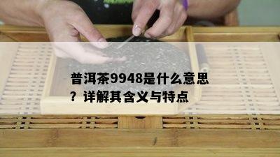 普洱茶9948是什么意思？详解其含义与特点