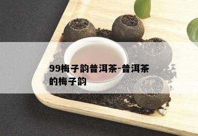 99梅子韵普洱茶-普洱茶的梅子韵