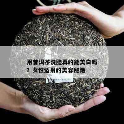 用普洱茶洗脸真的能美白吗？女性适用的美容秘籍