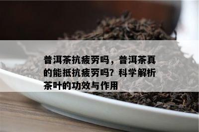 普洱茶抗疲劳吗，普洱茶真的能抵抗疲劳吗？科学解析茶叶的功效与作用