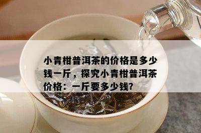 小青柑普洱茶的价格是多少钱一斤，探究小青柑普洱茶价格：一斤要多少钱？