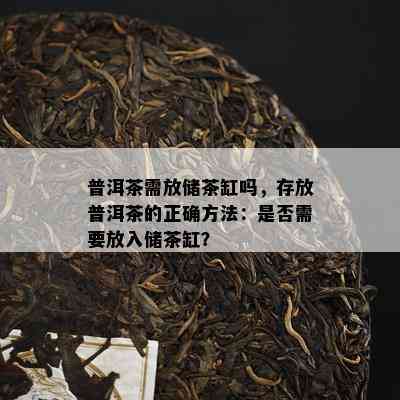 普洱茶需放储茶缸吗，存放普洱茶的正确方法：是否需要放入储茶缸？