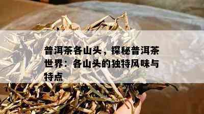 普洱茶各山头，探秘普洱茶世界：各山头的特别风味与特点