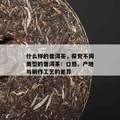 什么样的普洱茶，探究不同类型的普洱茶：口感、产地与制作工艺的差异