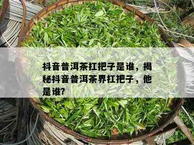 抖音普洱茶扛把子是谁，揭秘抖音普洱茶界扛把子，他是谁？