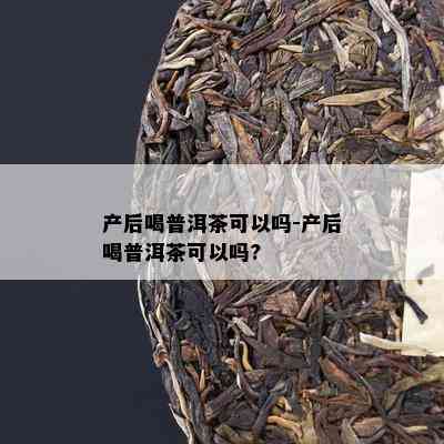 产后喝普洱茶可以吗-产后喝普洱茶可以吗?