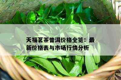 天福茗茶普洱价格全览：最新价格表与市场行情分析