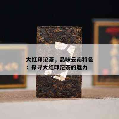 大红印沱茶，品味云南特色：探寻大红印沱茶的魅力