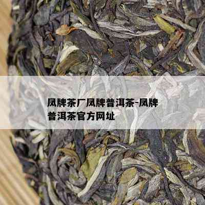 凤牌茶厂凤牌普洱茶-凤牌普洱茶官方网址