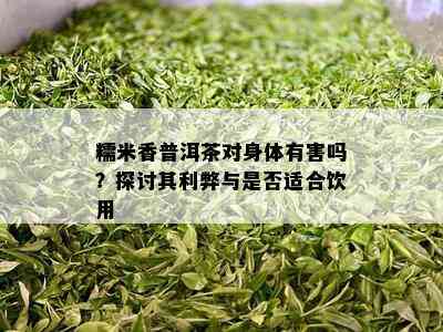 糯米香普洱茶对身体有害吗？探讨其利弊与是否适合饮用