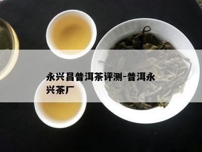 永兴昌普洱茶评测-普洱永兴茶厂