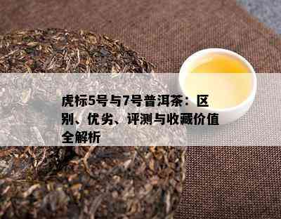 虎标5号与7号普洱茶：区别、优劣、评测与收藏价值全解析