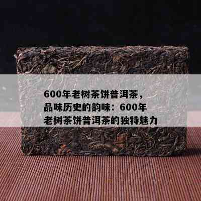 600年老树茶饼普洱茶，品味历史的韵味：600年老树茶饼普洱茶的独特魅力