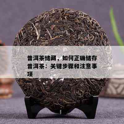 普洱茶储藏，怎样正确储存普洱茶：关键步骤和留意事项