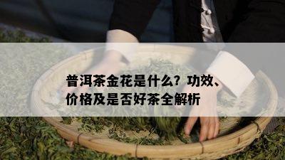 普洱茶金花是什么？功效、价格及是否好茶全解析