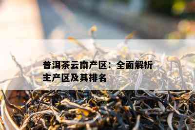 普洱茶云南产区：全面解析主产区及其排名