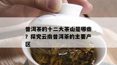 普洱茶的十二大茶山是哪些？探究云南普洱茶的主要产区