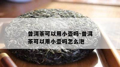 普洱茶可以用小壶吗-普洱茶可以用小壶吗怎么泡