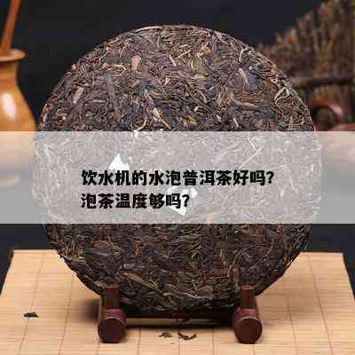 饮水机的水泡普洱茶好吗？泡茶温度够吗？