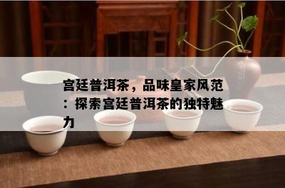 宫廷普洱茶，品味皇家风范：探索宫廷普洱茶的独特魅力