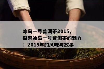 冰岛一号普洱茶2015，探索冰岛一号普洱茶的魅力：2015年的风味与故事