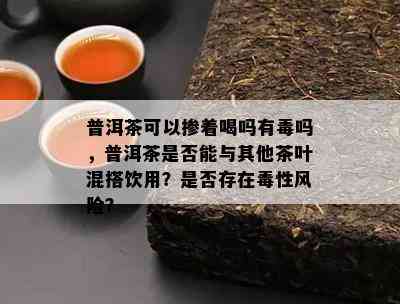 普洱茶可以掺着喝吗有吗，普洱茶是否能与其他茶叶混搭饮用？是否存在性风险？