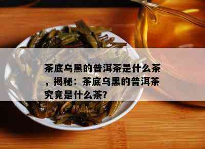 茶底乌黑的普洱茶是什么茶，揭秘：茶底乌黑的普洱茶究竟是什么茶？