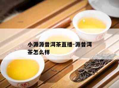 小源源普洱茶直播-源普洱茶怎么样