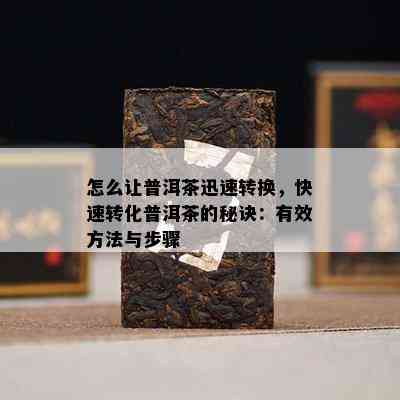 怎么让普洱茶迅速转换，快速转化普洱茶的秘诀：有效方法与步骤