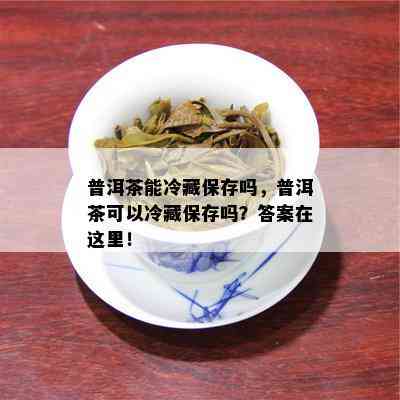 普洱茶能冷藏保存吗，普洱茶可以冷藏保存吗？答案在这里！