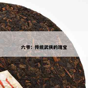 六爷：传统武侠的瑰宝