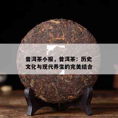 普洱茶小报，普洱茶：历史文化与现代养生的完美结合