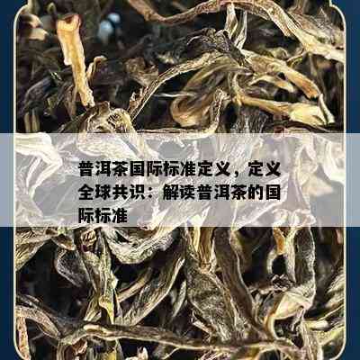 普洱茶国际标准定义，定义全球共识：解读普洱茶的国际标准