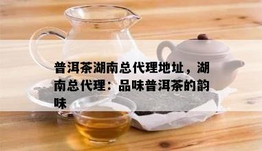 普洱茶湖南总代理地址，湖南总代理：品味普洱茶的韵味