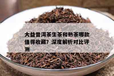 大益普洱茶生茶和熟茶哪款值得收藏？深度解析对比评测